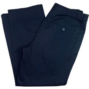 L.L Bean Black Classic Fit Women’s Black Pants 100% Cotton Size 14 Straight Leg